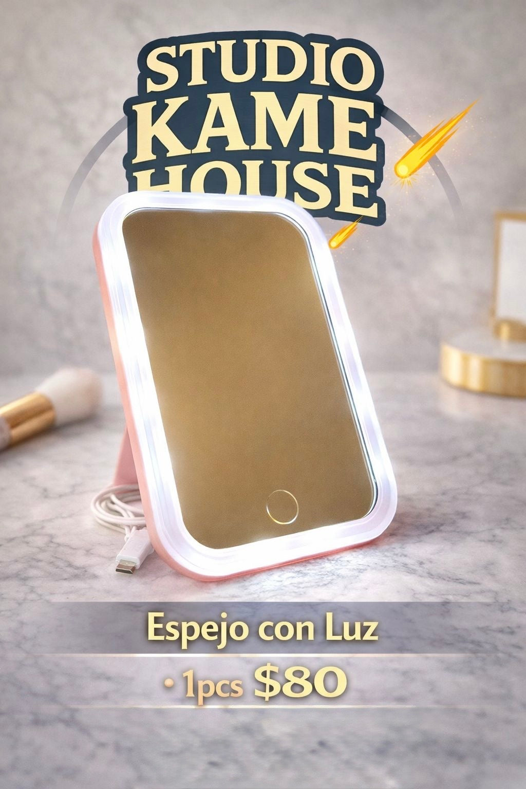 ✨ Espejo LED Iluminado para Maquillaje | Pack 12 pzs