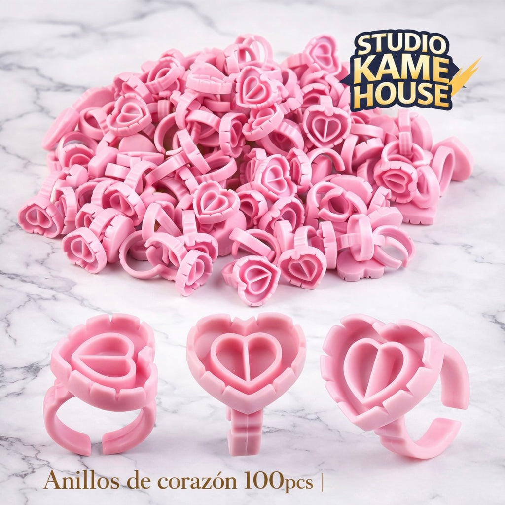 💖 Anillo de Corazón – 100 Piezas | Pack de 12