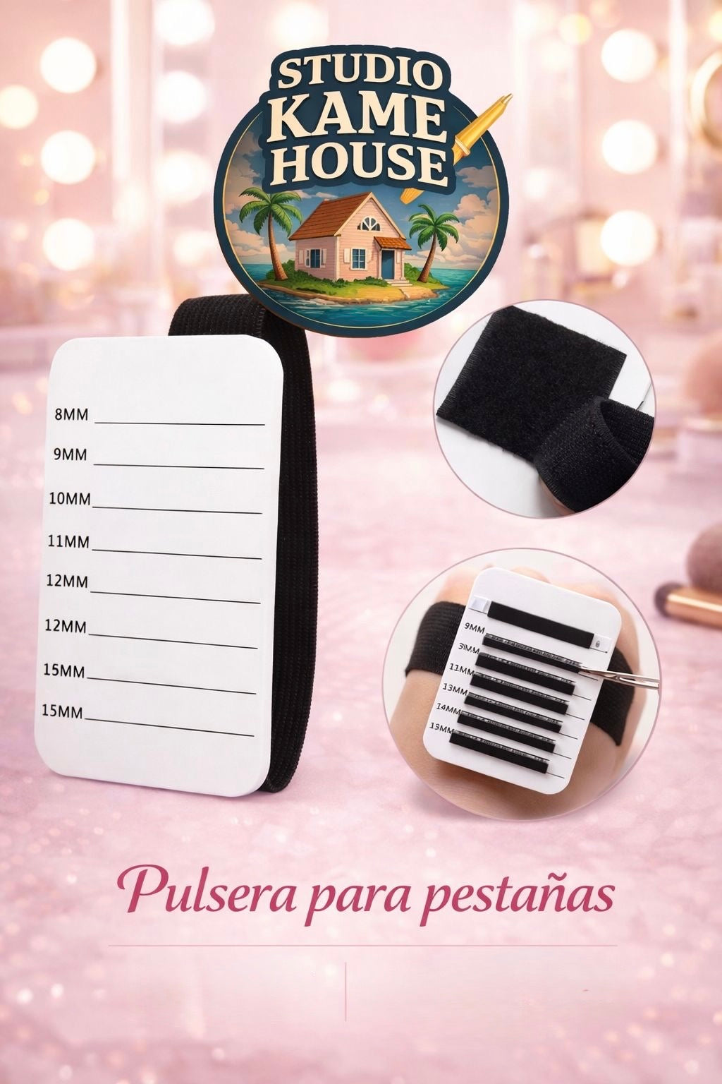 ✨ Pulsera para Pestañas – 12 piezas