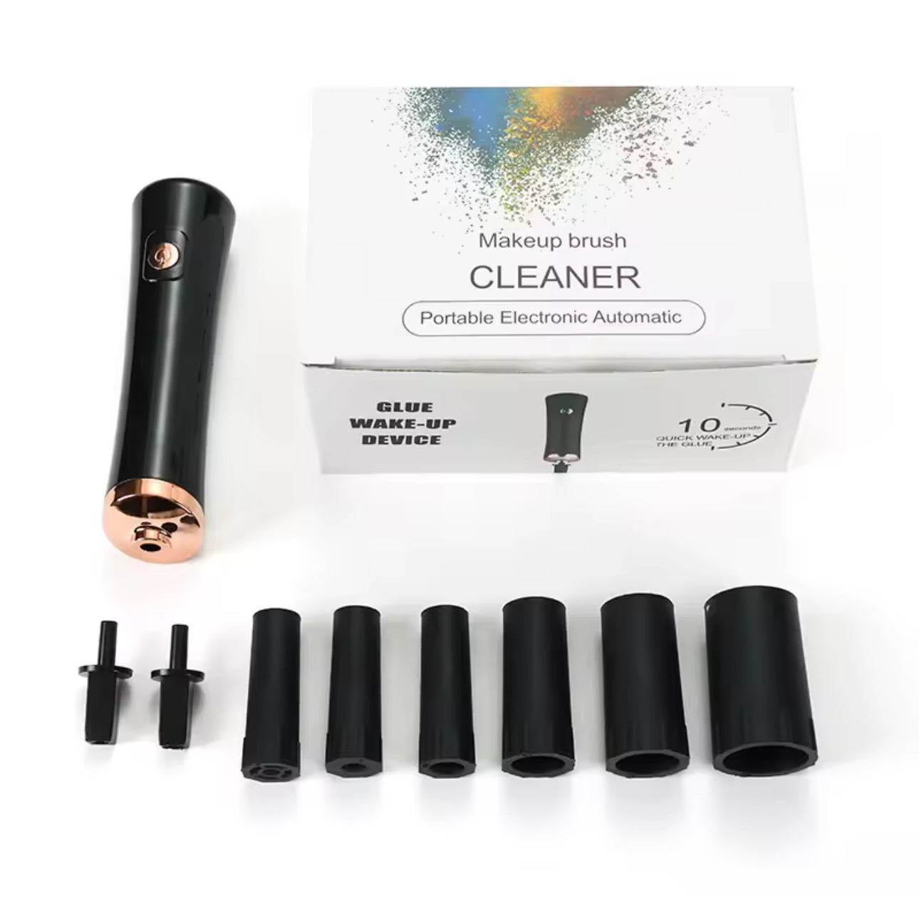 Agitador Eléctrico Profesional para Adhesivo de Pestañas – Docena (12 pzs)