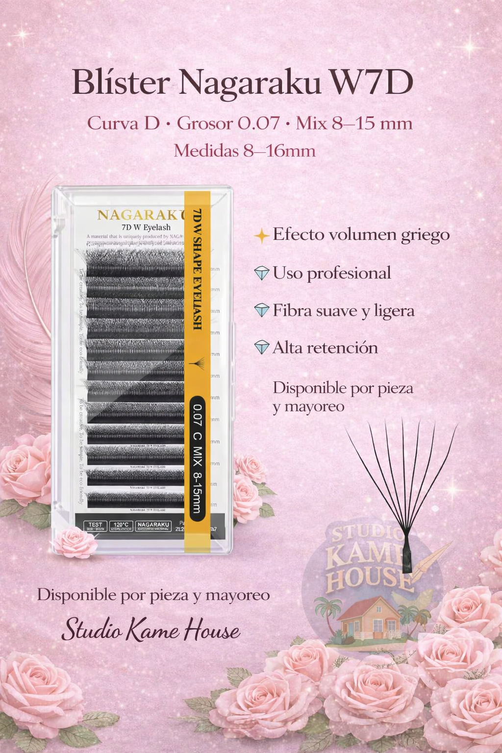 Blíster Nagaraku W7D Mix (10pcs)