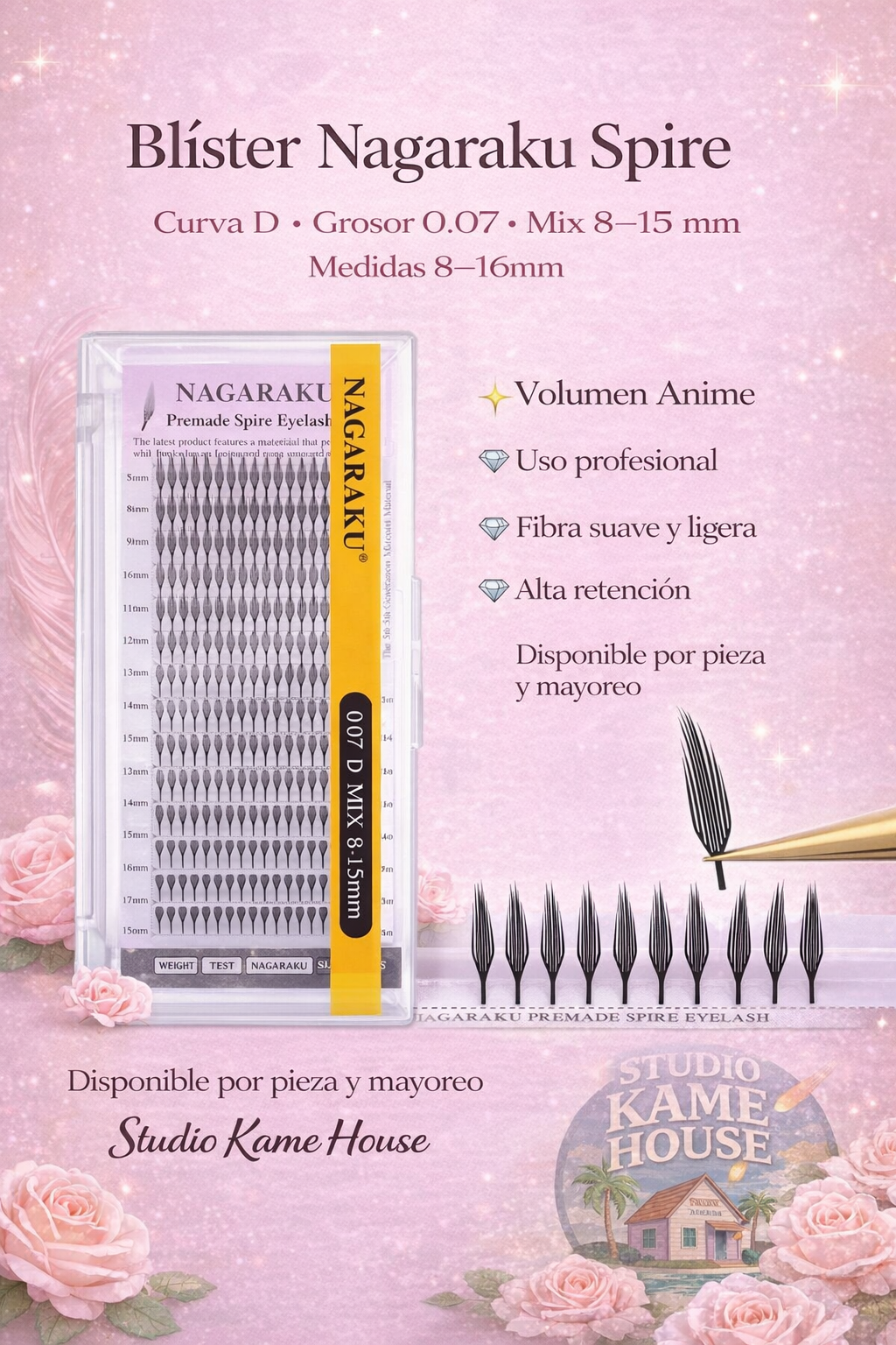 Blíster Nagaraku Spire Mix (10pcs)