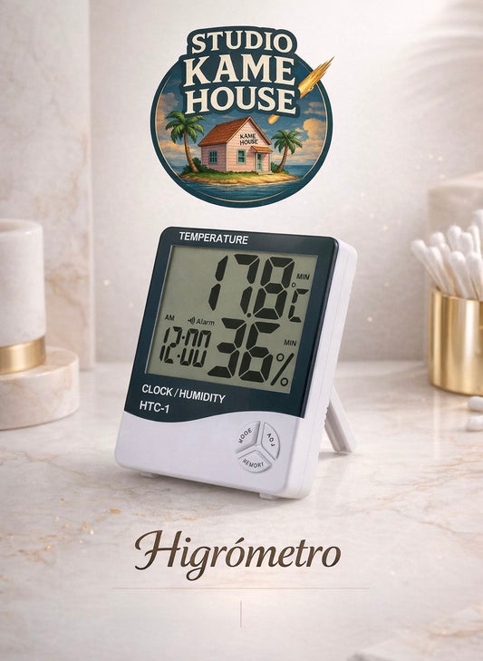 🌡️ Higrómetro Digital – Paquete 12 piezas ✨