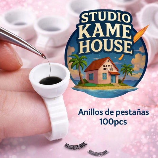 Anillo Clásico para Adhesivo ✨ 100pcs (12paquetes)
