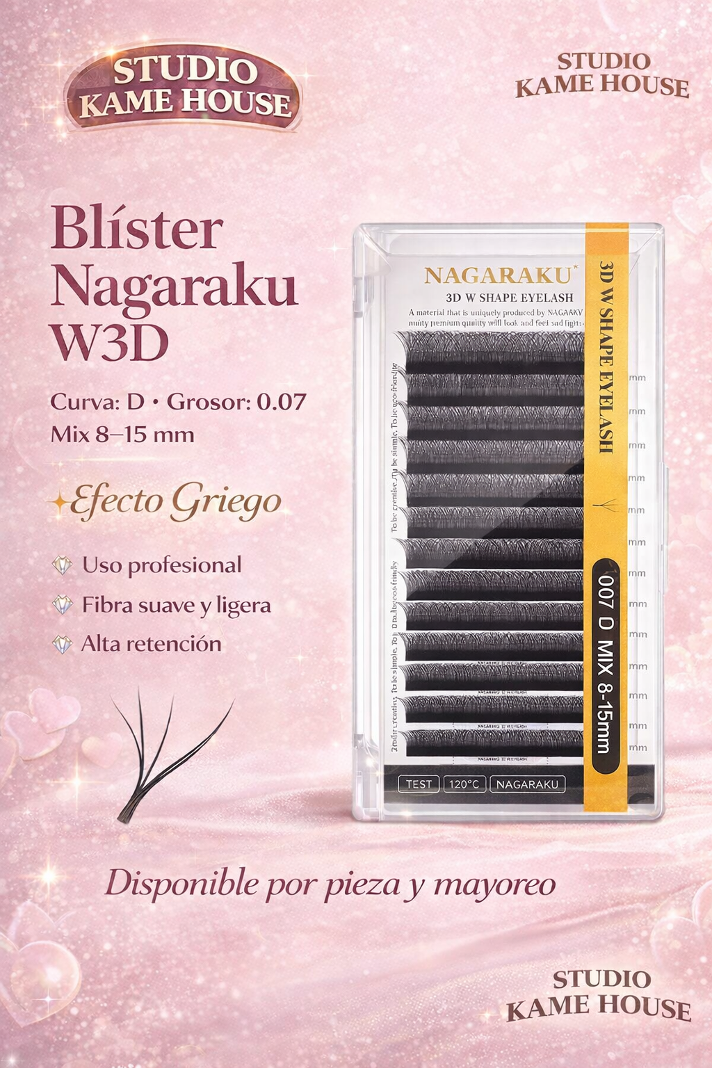 Blíster Nagaraku W3D Mix (10pcs)