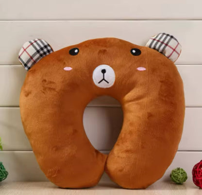 Almohada suave de felpa en forma de U